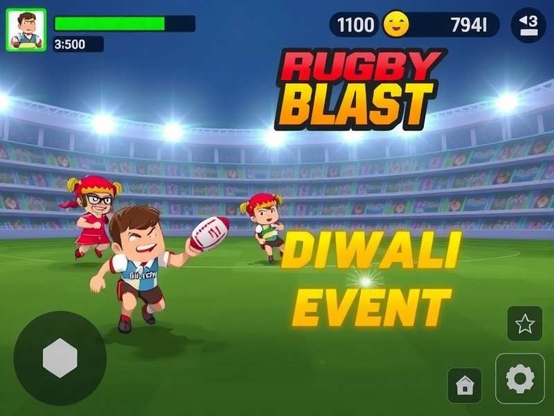 Rugby Blast Hero Gameplay Screenshot